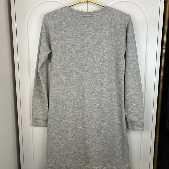 Paraphrase Women's 100% Cotton Sweater Dress | Heather Grey - Picture 4 of 8